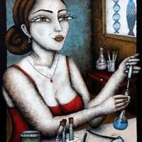 MARIE, acryl/toile 50x60cm