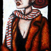 DOUDOU, acryl/toile  32,5x55cm