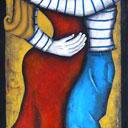 DES GRANDS ZAMOUREUX v1, acryl/toile 45x140cm