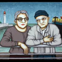 COUPLE, acryl/toile 55x46cm